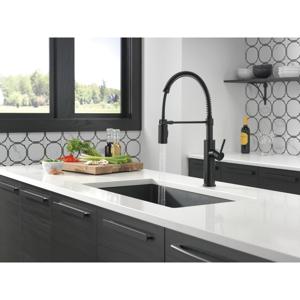 Delta Antoni Single-Handle Pull-Down Spring Kitchen Faucet - 18803
