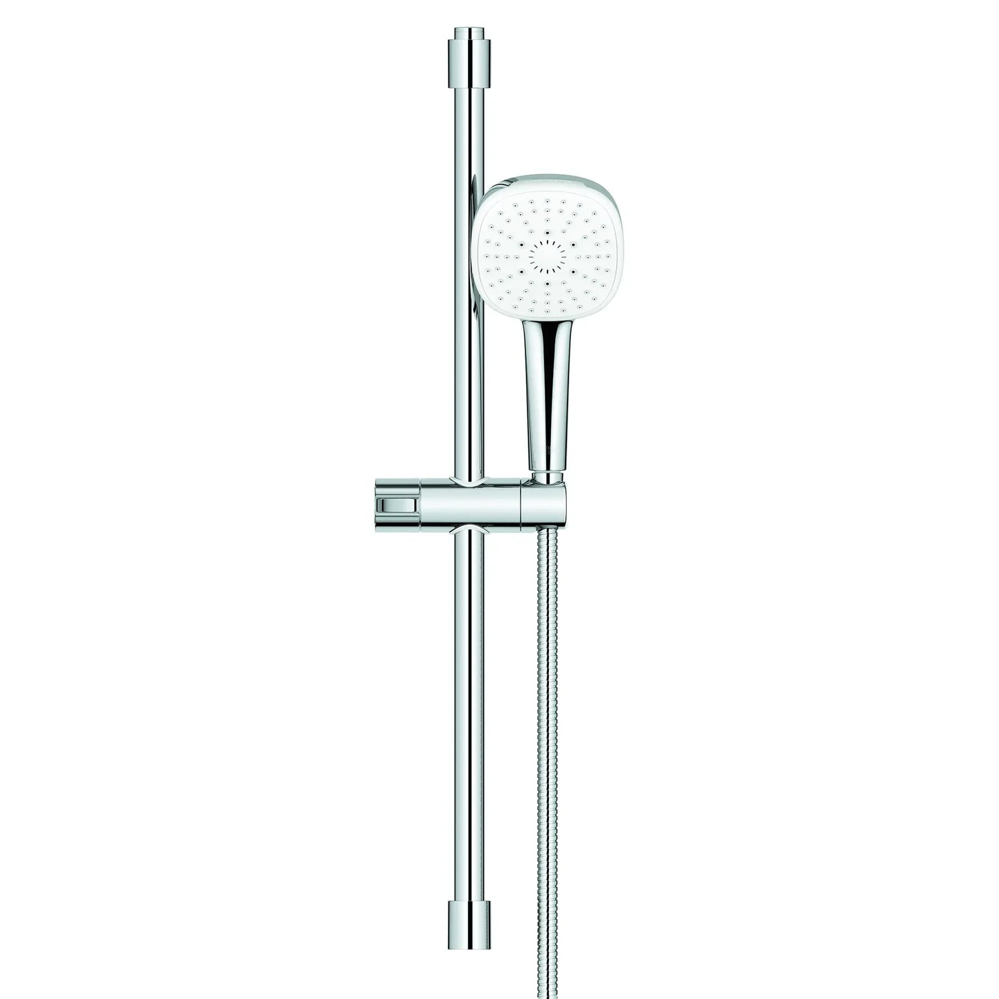 Grohe Tempesta Square 110 Ensemble de barre de douche 24 po, 3 jets, 1,75 GPM - 26906