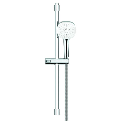 Grohe Tempesta Square 110 Ensemble de barre de douche 24 po, 3 jets, 1,75 GPM - 26906