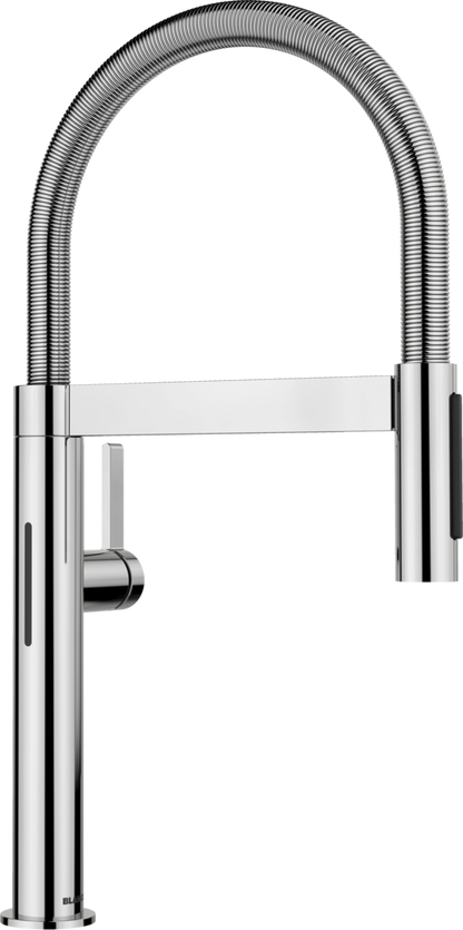 Blanco Blancoculina II Mini Sensor Touchless Pull-Down Kitchen Faucet - Polished Chrome