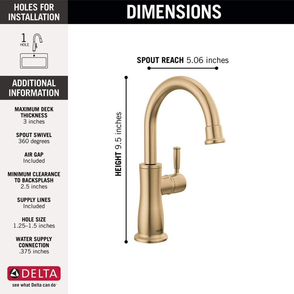Delta Traditional Beverage Faucet - 1960