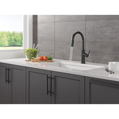 Delta Nicoli J Spout Kitchen Faucet - 19867LF