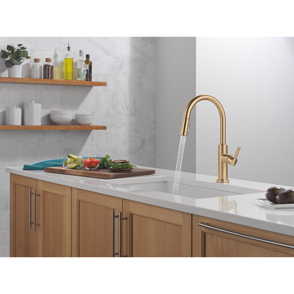 Delta Nicoli J Spout Kitchen Faucet - 19867LF