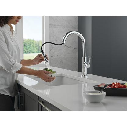 Delta Nicoli J Spout Kitchen Faucet - 19867LF