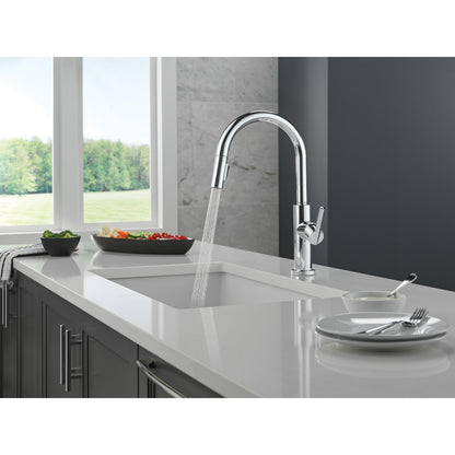 Delta Nicoli J Spout Kitchen Faucet - 19867LF