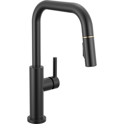 Delta Nicoli Double Bend Spout Kitchen Faucet - 19868LF