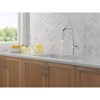 Delta Nicoli Double Bend Spout Kitchen Faucet - 19868LF