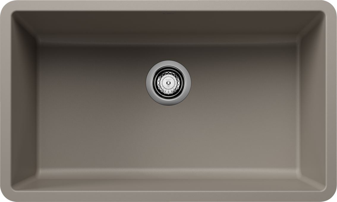 Blanco Precis 30 Single Bowl Undermount Kitchen Sink - Truffle