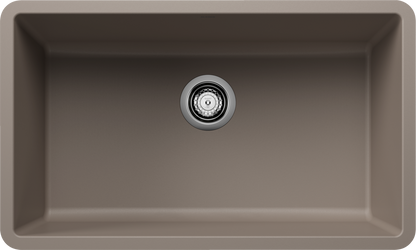 Blanco Precis 30 Single Bowl Undermount Kitchen Sink - Truffle