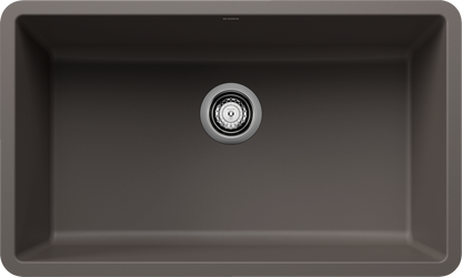 Blanco Precis 30 Single Bowl Undermount Kitchen Sink - Volcano Gray