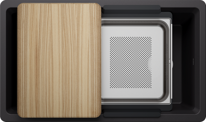 Blanco Inteos 33 Undermount Silgranit Kitchen Sink - Coal Black