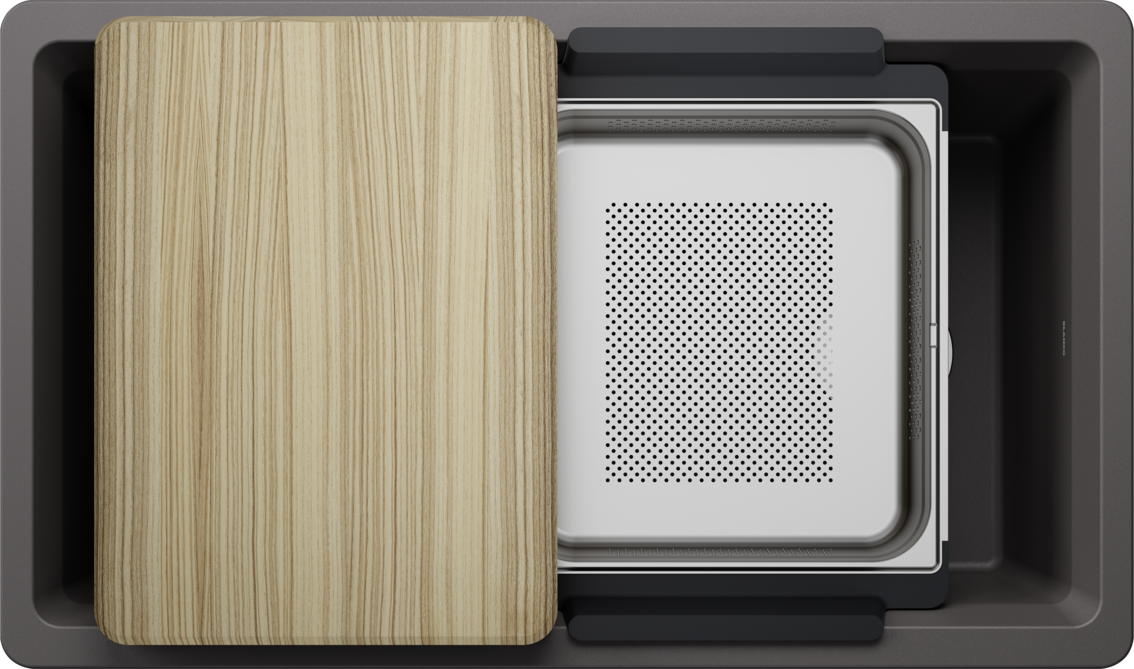 Blanco Inteos 33 Undermount Silgranit Kitchen Sink - Cinder