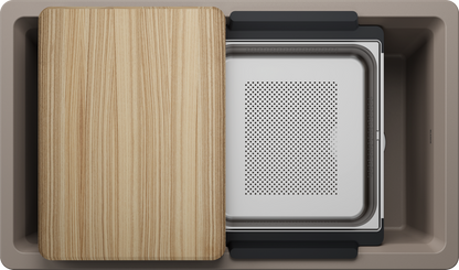 Blanco Inteos 33 Undermount Silgranit Kitchen Sink - Truffle