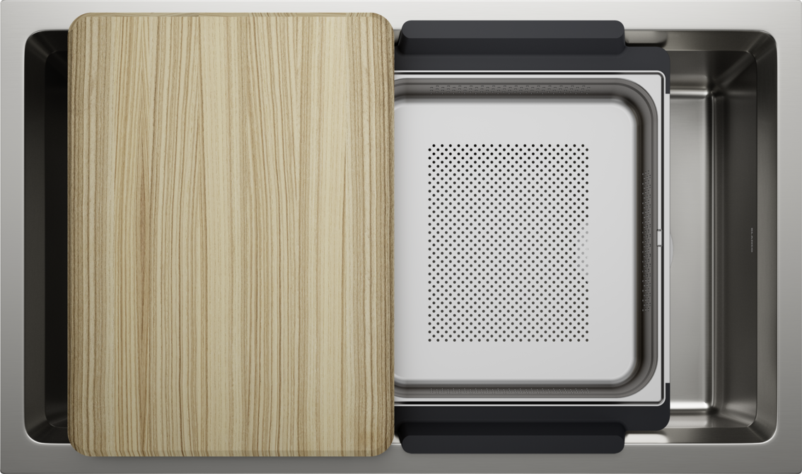 Blanco Inteos 33 Undermount Stainless Steel Kitchen Sink - Satin Polish