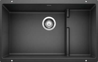 Blanco Precis Cascade Silgranit Undermount Kitchen Sink - Anthracite