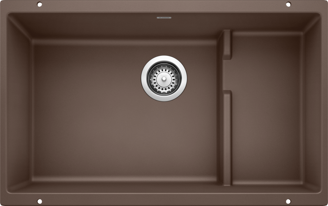 Blanco Precis Cascade Silgranit Undermount Kitchen Sink - Cafe
