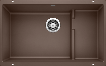 Blanco Precis Cascade Silgranit Undermount Kitchen Sink - Cafe