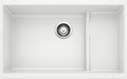 Blanco Precis Cascade Silgranit Undermount Kitchen Sink - White