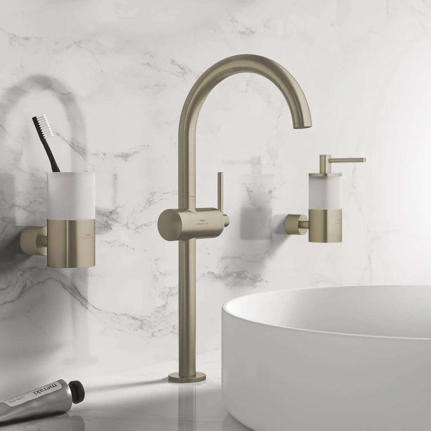 Grohe Atrio New Single Hole Single-Handle Vessel Sink Faucet, 1.2 GPM (4.5 L/min) - 24352
