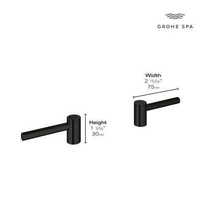 Grohe Atrio New Lever Handles for Bathroom Sink Faucet (Pair) - 14216