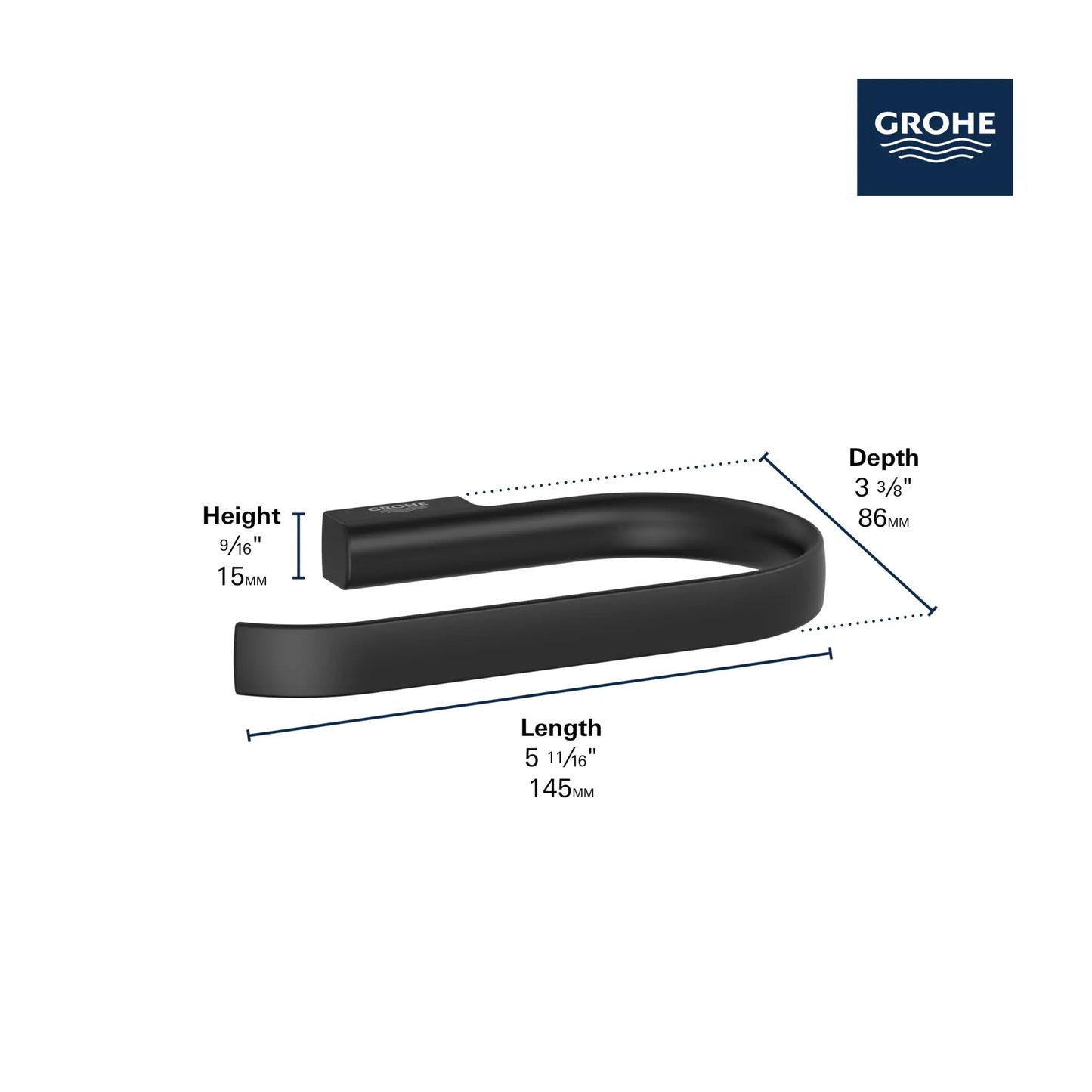 Grohe Defined Paper Holder - 40974