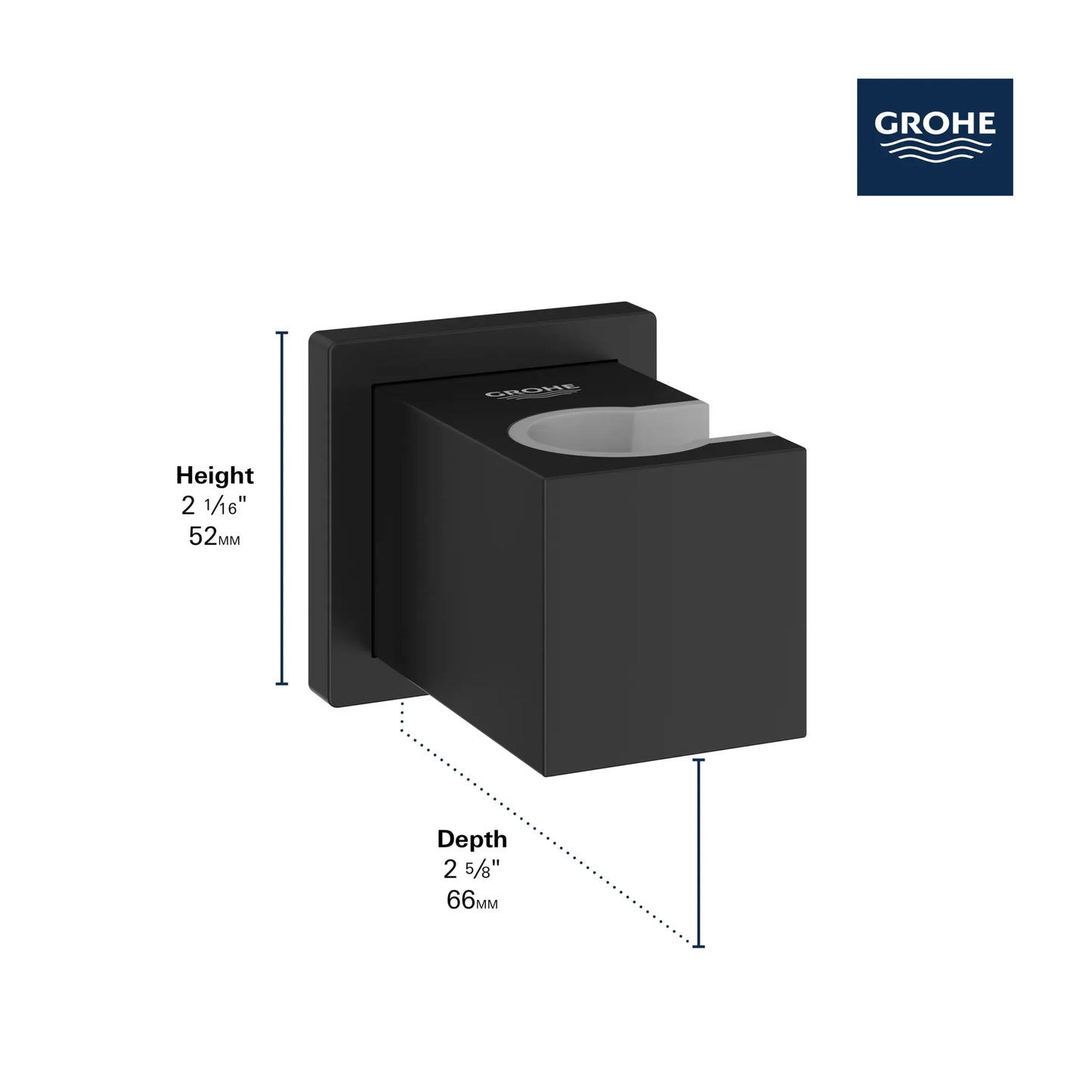 Grohe Euphoria Cube Wall Mount Hand Shower Holder - 27693