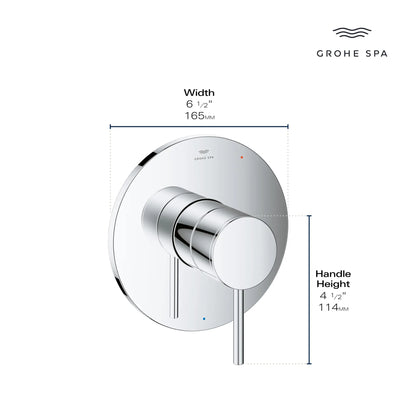 Grohe Atrio New Pressure Balance Valve Trim with Cartridge - 14214