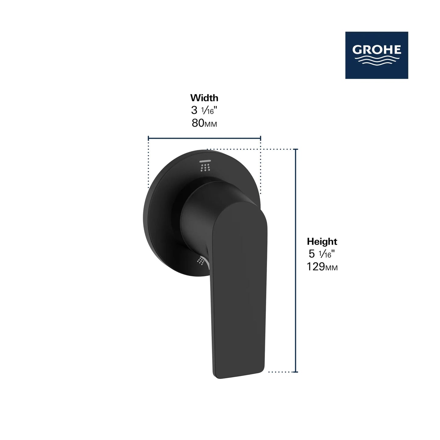 Grohe 2-Way Diverter Trim - 29299