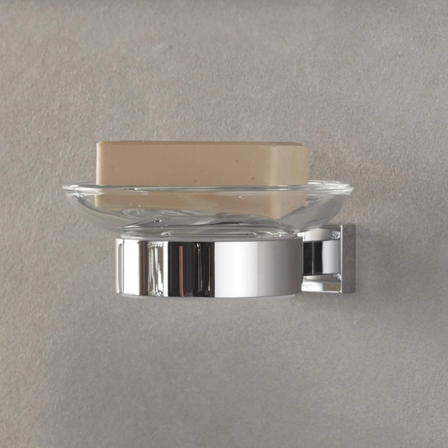 Grohe Essentials Cube Holder For Glass, Soap Dish Or Soap Dispenser - 40508