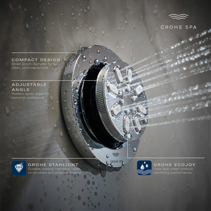 Grohe Rainshower Aqua Body Spray - 2 Sprays, 3.3 l/min (0.9 gpm) - 26844
