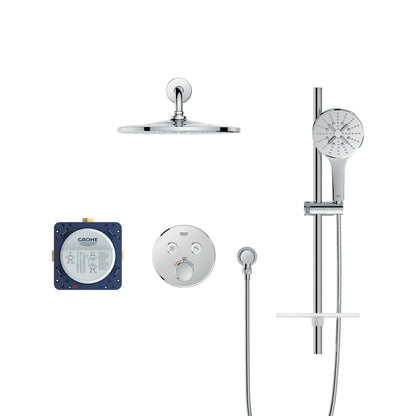 Grohe Rainshower Smartcontrol Thermostatic Dual Function Shower Kit 10307