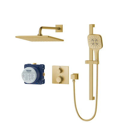 Grohe Rainshower Grohtherm 2-Handle Thermostatic Dual Function Shower Kit 103069