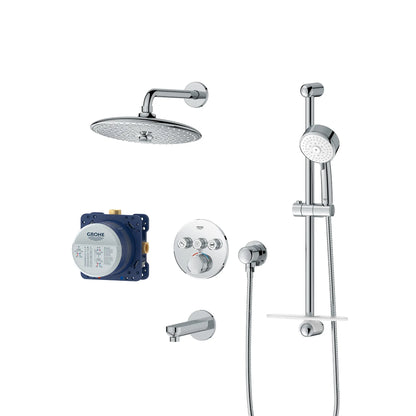 Grohe Eurosmart Euphoria Smartcontrol Thermostatic Triple Function Shower Kit