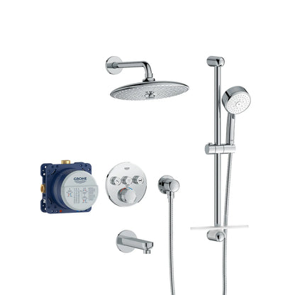 Grohe Eurosmart Euphoria Smartcontrol Thermostatic Triple Function Shower Kit