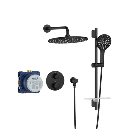 Grohe Rainshower Grohtherm 2-Handle Thermostatic Dual Function Shower Kit