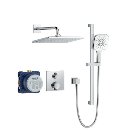 Grohe Rainshower Grohtherm 2-Handle Thermostatic Dual Function Shower Kit 103069