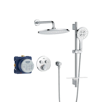 Grohe Rainshower Smartcontrol Thermostatic Dual Function Shower Kit 10307