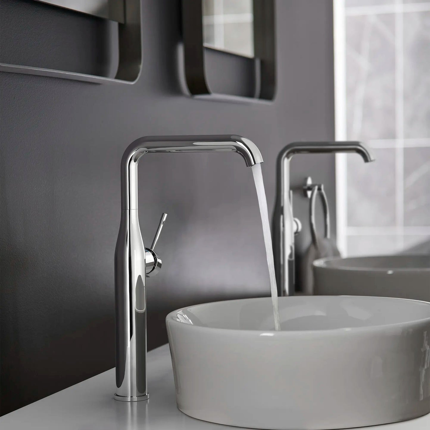 Grohe Essence Single Hole Single-Handle Deck Mount Vessel Sink Faucet 4.5 L/min (1.2 gpm) - 23538