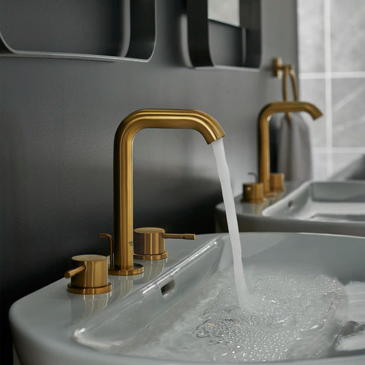Grohe Essence 8" Widespread 2-Handle M-Size Bathroom Faucet, 1.2 GPM (4.5 L/min) - 20297