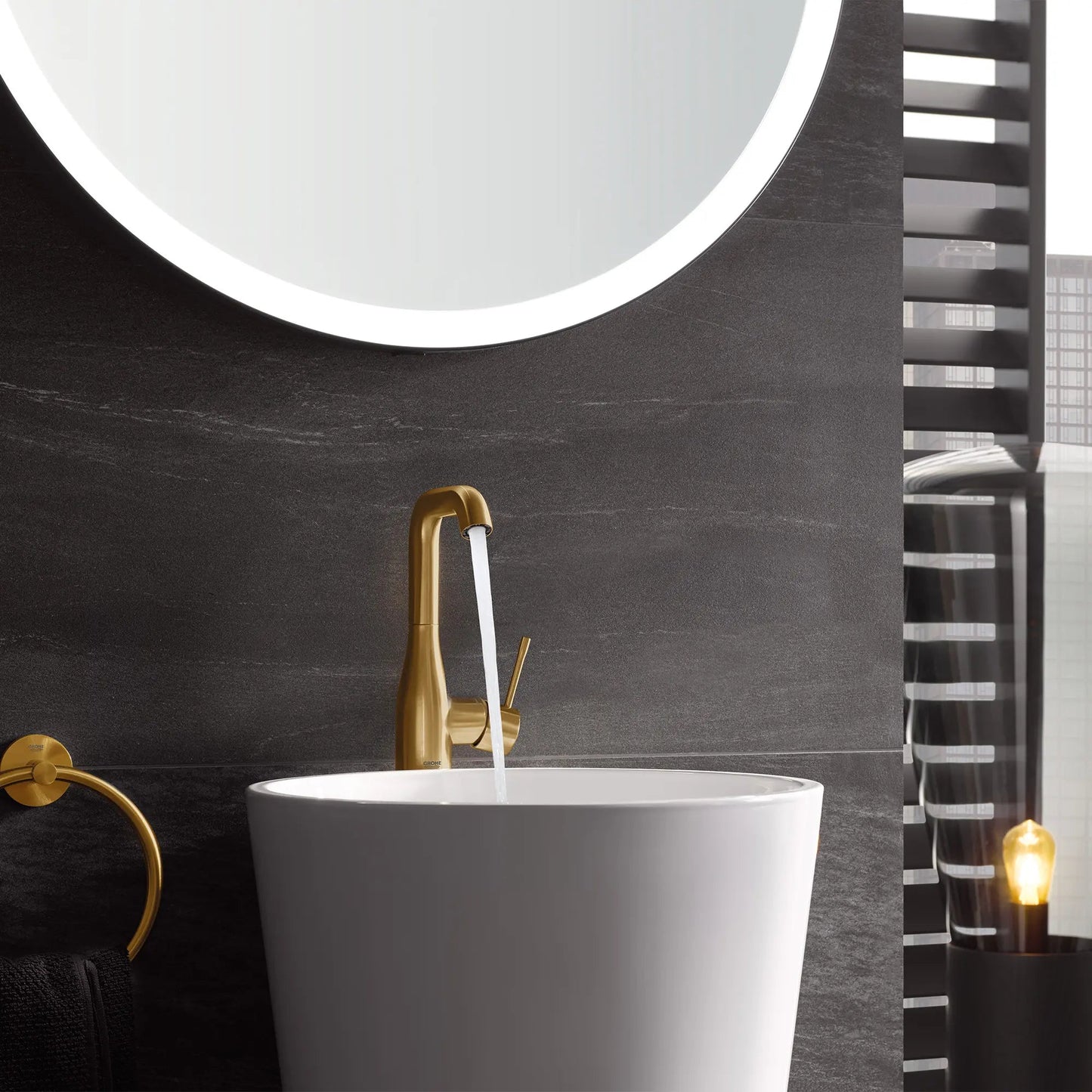 Grohe Essence Single Hole Single-Handle L-Size Bathroom Faucet 4.5 L/min (1.2 gpm) - 23486