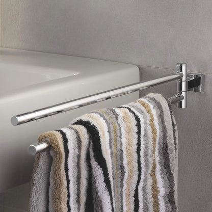 Grohe Essentials Cube 18" Double Towel Bar - 40624001