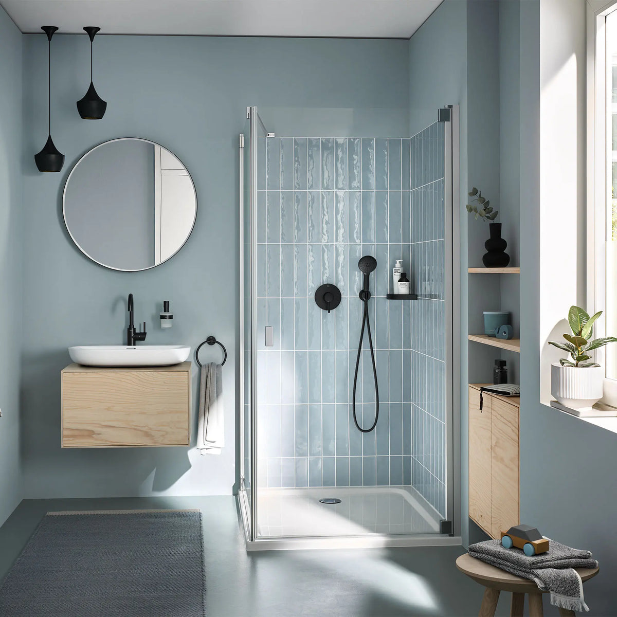 Grohe Essence Wall Mount 27" Bathroom Sink, 1-Hole