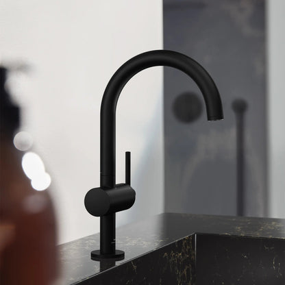 Grohe Atrio New Single Hole Single-Handle L-Size Bathroom Faucet, 1.2 GPM (4.5 L/min) - 24350