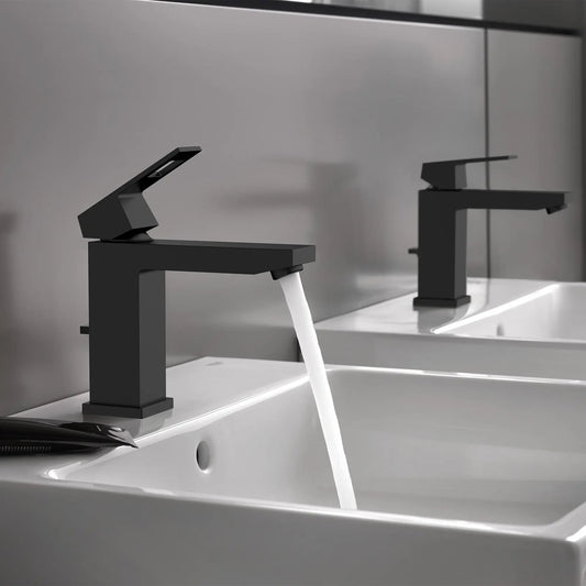 Grohe Eurocube Single Hole Single-Handle M-Size Bathroom Faucet, 1.2 GPM