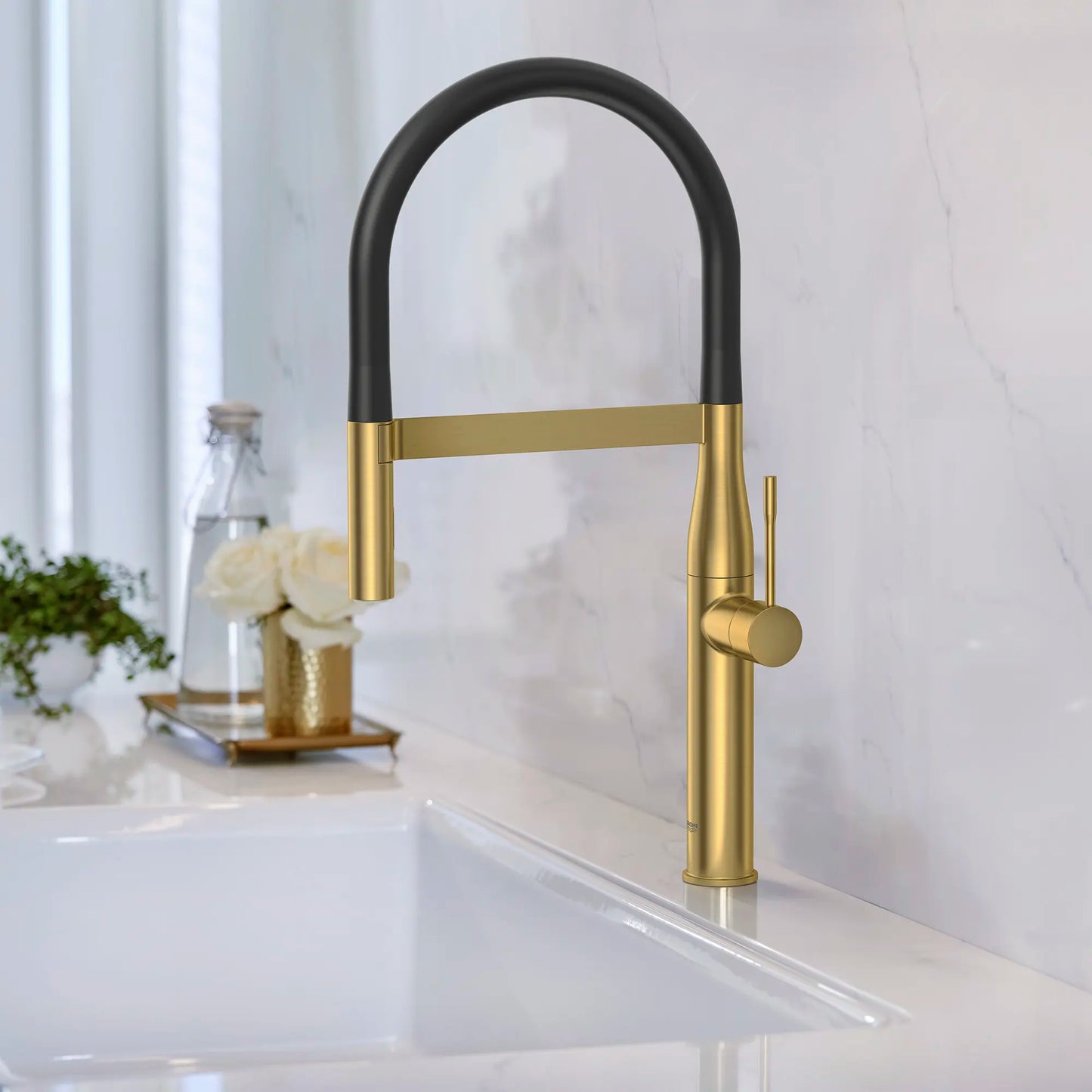 Grohe Essence Single-Handle Semi-Pro Dual Spray Kitchen Faucet (1.75 gpm) - 30295