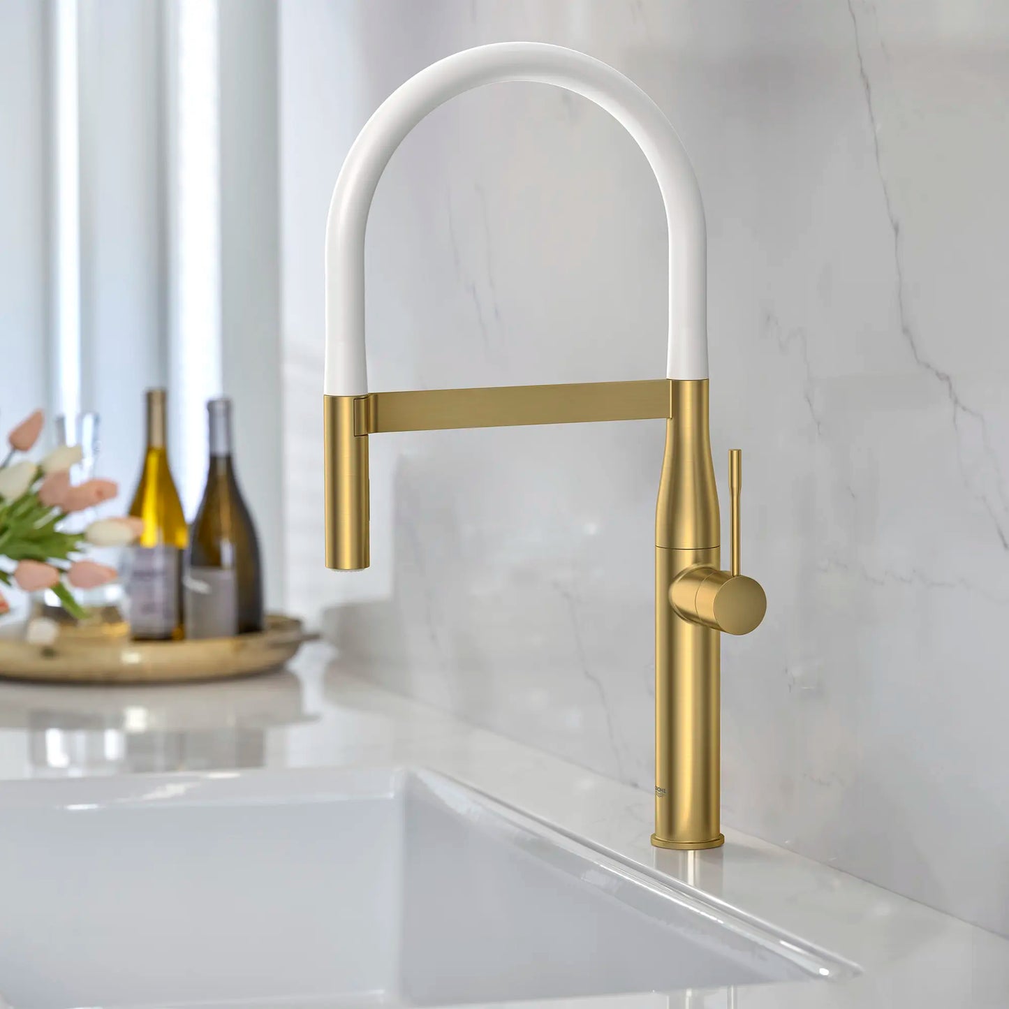 Grohe Essence Single-Handle Semi-Pro Dual Spray Kitchen Faucet (1.75 gpm) - 30295