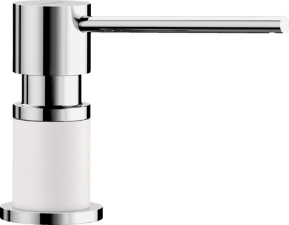 Blanco Lato Soap Dispenser - Chrome/White