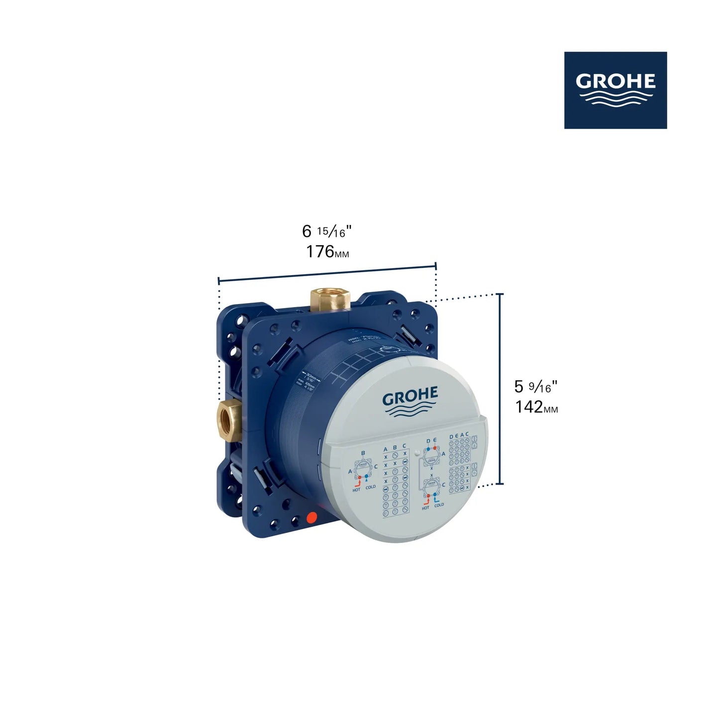 Grohe 35601000 Rapido Smartbox Universal Rough-In Box