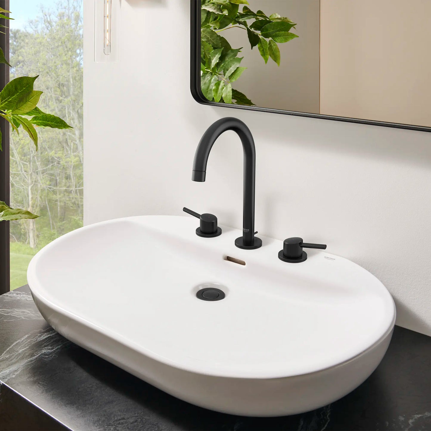 Grohe Concetto 8" Widespread 2-Handle L-Size Bathroom Faucet 1.2 GPM - 20217
