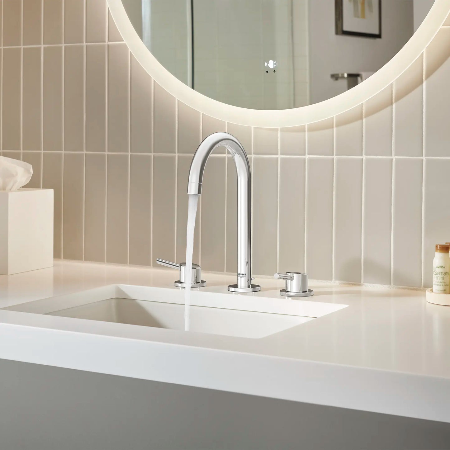 Grohe Concetto 8" Widespread 2-Handle L-Size Bathroom Faucet 1.2 GPM - 20217